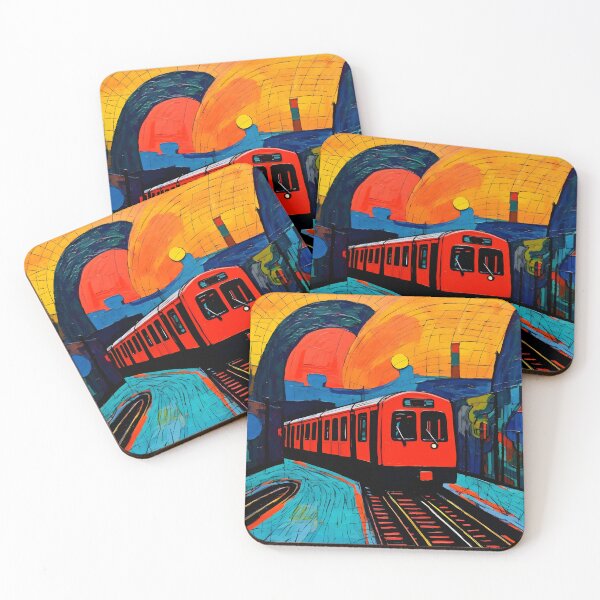Item preview, Innovative Canvases- Bauhaus Echoes and Abstract Dreams Infused with Impressionist Splendor, Painting Hopes Across the City’s Graffiti-Lit Metro designed and sold by OlfactoART Studio.