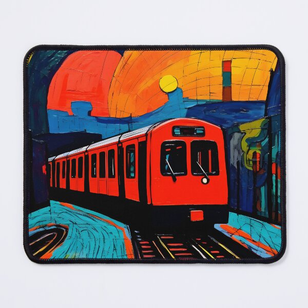 Item preview, Innovative Canvases- Bauhaus Echoes and Abstract Dreams Infused with Impressionist Splendor, Painting Hopes Across the City’s Graffiti-Lit Metro designed and sold by OlfactoART Studio.