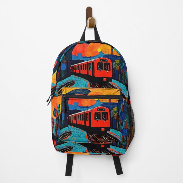 Item preview, Innovative Canvases- Bauhaus Echoes and Abstract Dreams Infused with Impressionist Splendor, Painting Hopes Across the City’s Graffiti-Lit Metro designed and sold by OlfactoART Studio.