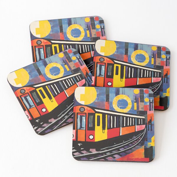 Item preview, Bauhaus Reverie- Street Art Chronicles and Impressionist Hues in the Kaleidoscopic Dreams of the City’s Colorful and Innovative Metro designed and sold by OlfactoART Studio.
