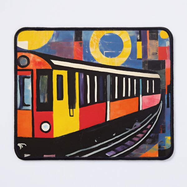 Item preview, Bauhaus Reverie- Street Art Chronicles and Impressionist Hues in the Kaleidoscopic Dreams of the City’s Colorful and Innovative Metro designed and sold by OlfactoART Studio.