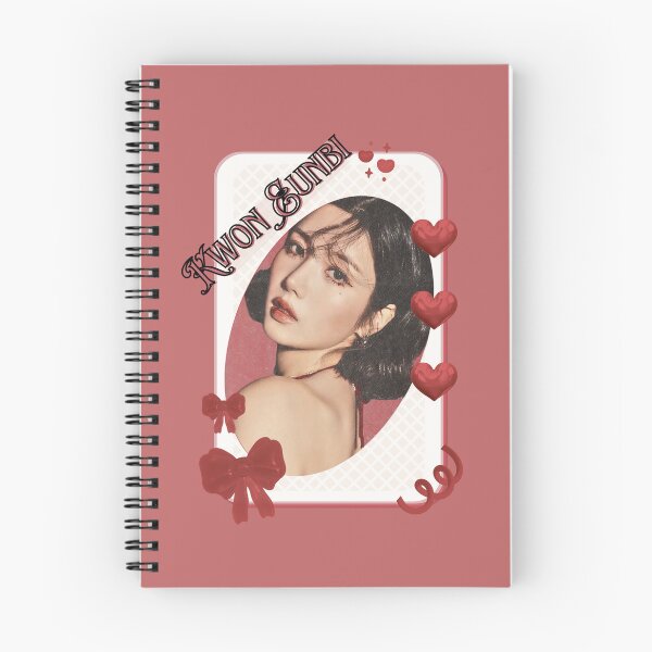 Item preview, Kwon Eun-bi Korean Solo Artist Card Red Aesthetic Collage Design designed and sold by AJUNICE STUDIO.
