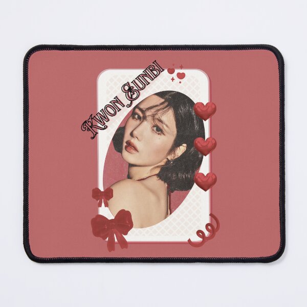 Item preview, Kwon Eun-bi Korean Solo Artist Card Red Aesthetic Collage Design designed and sold by AJUNICE STUDIO.