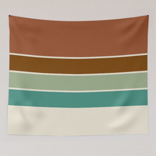Item preview, Boho 70s Vintage Retro Stripes designed and sold by Deutschic.