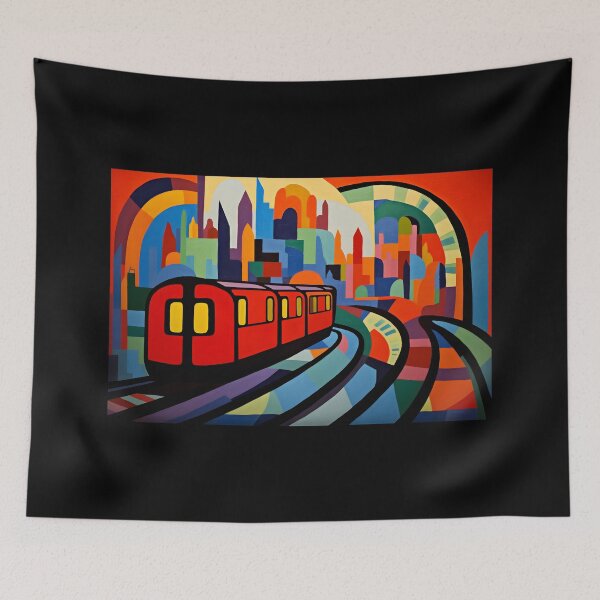 Item preview, Vivid Uprising- Unveiling the Palette of Change in the Political Undercurrents of the City’s Metro, 1960s-1970s designed and sold by OlfactoART Studio.