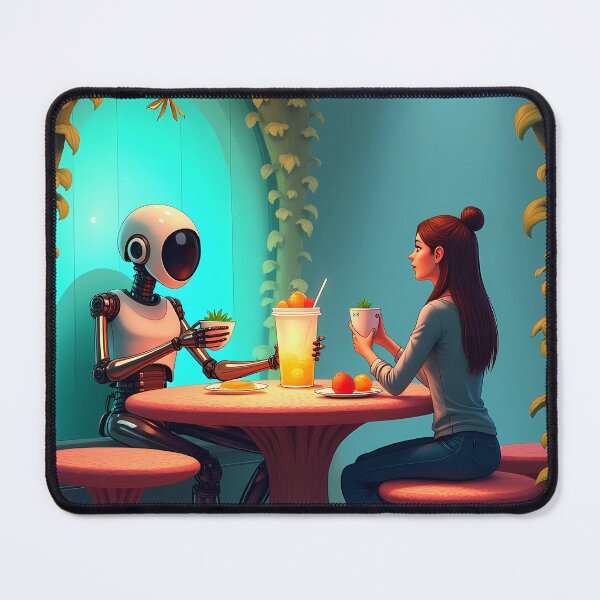 Item preview, THE BIO-ORGANIC JUICE BAR - Futuristic Healthy Living Art for Sci-Fi Fans & Wellness Gurus, Biopunk Cafe Poster designed and sold by Rilindi.