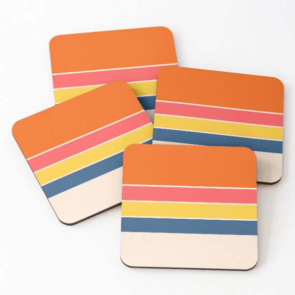 Item preview, Joyful 70s Vintage Retro Stripes designed and sold by Deutschic.