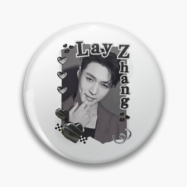 Item preview, Lay Zhang from EXO Kpop Solo Artist Black and White Collage Digital Art Portrait designed and sold by AJUNICE STUDIO.
