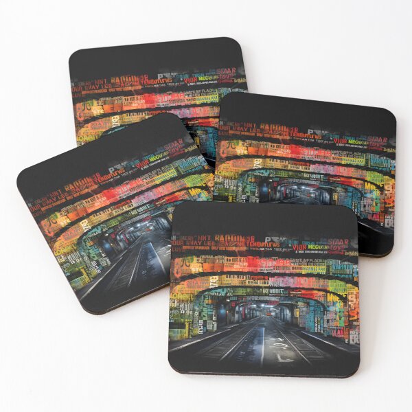 Item preview, Secrets of the Underground Unveiled- Vibrant Colorization and a Sophisticated Tapestry of Typography- Imaginary AI Generated designed and sold by OlfactoART Studio.