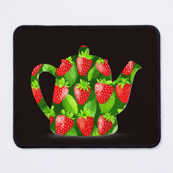 Item preview, Strawberry Tea Kettle - Afternoon strawberries tea pot designed and sold by scicilysimonee.
