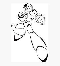 Megaman X / Rockman X Stencil Photographic Print