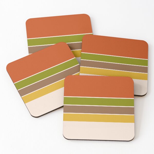 Item preview, Autumnal 70s Vintage Retro Stripes designed and sold by Deutschic.