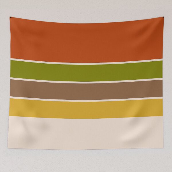 Item preview, Autumnal 70s Vintage Retro Stripes designed and sold by Deutschic.