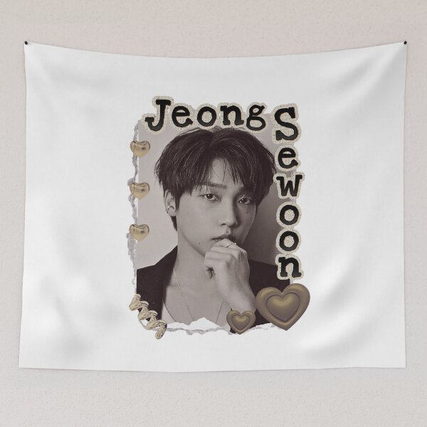 Item preview, Jeong Sewoon Kpop Soloist Scrapbook Collage Cozy Y2K Vintage Design designed and sold by HELL0WBELLO.
