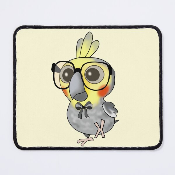 Item preview, Nerdy Birdy: Grey Cockatiel designed and sold by VivianRosalee.