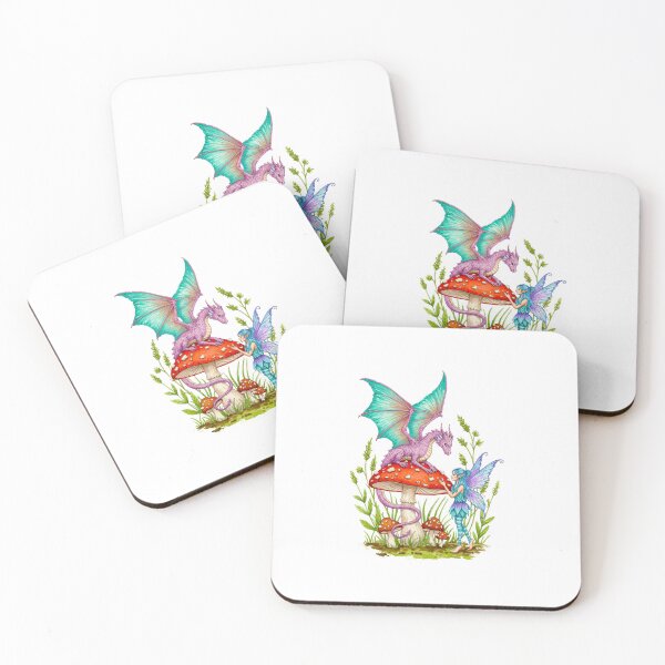 Item preview, Cute Dragon on a Mushroom House designed and sold by TeeARTHY.
