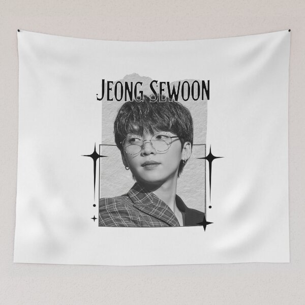 Item preview, Jeong Sewoon Kpop Soloist Scrapbook Collage Cozy Y2K Vintage Design designed and sold by HELL0WBELLO.