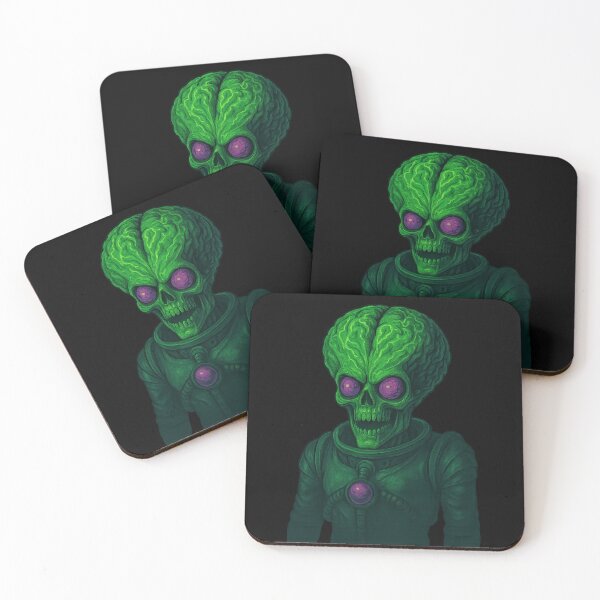 Item preview, Spooky Alien Creature Halloween Art designed and sold by ldjcustomdesign.