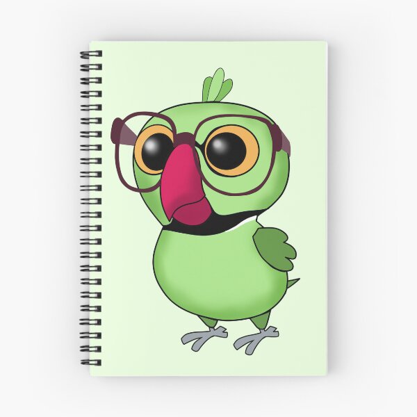 Item preview, Nerdy Birdy: Green Ringneck designed and sold by VivianRosalee.