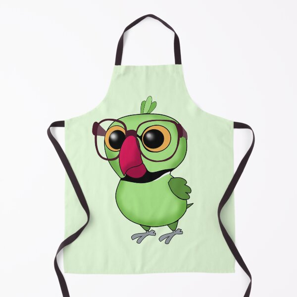 Item preview, Nerdy Birdy: Green Ringneck designed and sold by VivianRosalee.