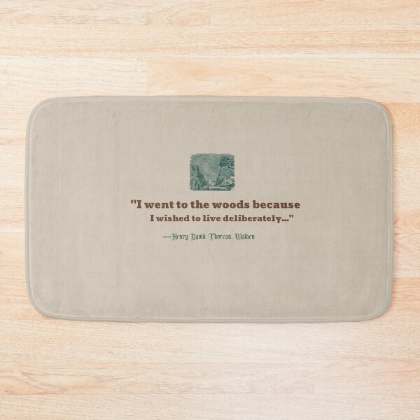 Item preview, I Went to the Woods – Henry David Thoreau designed and sold by Novel Works Studio.