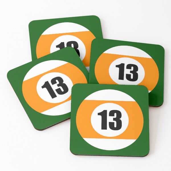 Item preview, Number Thirteen 13 Ball Design Logo Pool Billiards  designed and sold by Lartheviking.