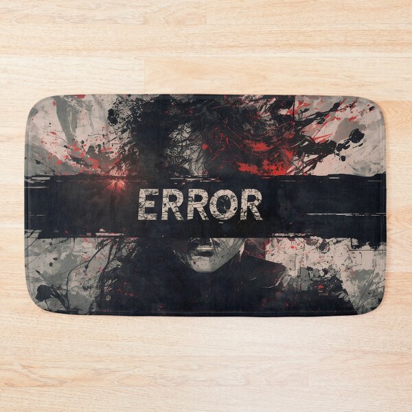 Item preview, Glitch Error Digital Art – Dark Abstract Grunge Portrait Design designed and sold by A L O N E.