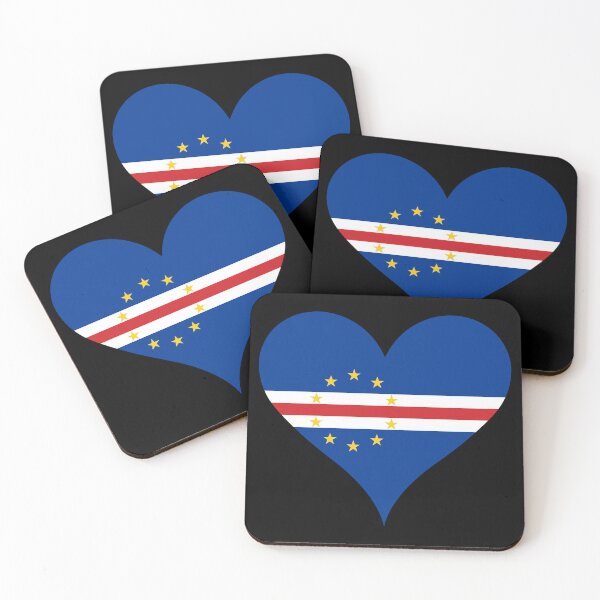 Item preview, Cape Verde Heart Flag designed and sold by NTGUILTY.