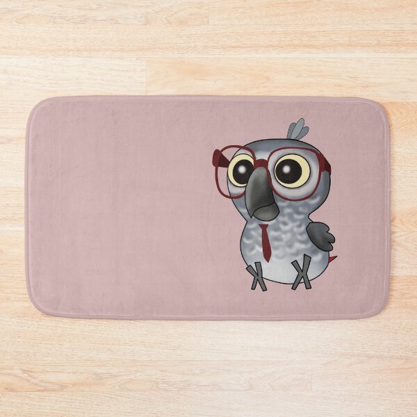 Item preview, Nerdy Birdy: African Grey designed and sold by VivianRosalee.