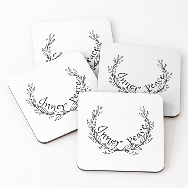 Item preview, Inner Peace Minimalist Botanical Inspirational Design designed and sold by CholarCrafts.