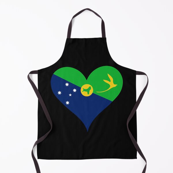 Item preview, Christmas Island Heart Flag - Golden Bosun Bird designed and sold by NTGUILTY.