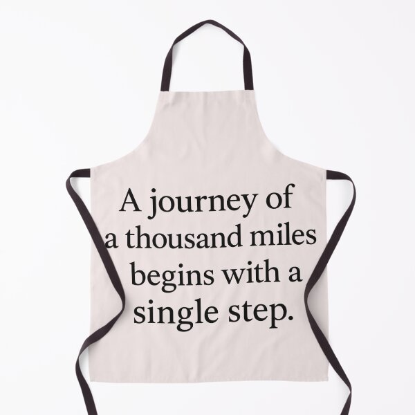Item preview, "A journey of a thousand miles begins with a single step." — Lao Tzu designed and sold by ChernivtsiSkoda.