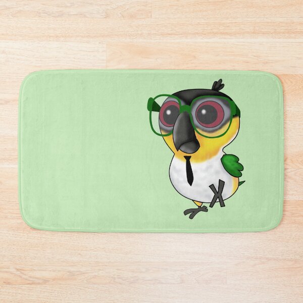 Item preview, Nerdy Birdy: Black Headed Caique designed and sold by VivianRosalee.