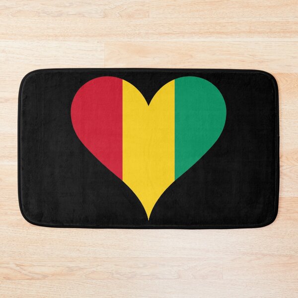 Item preview, Guinea Heart Flag - Work, Justice, Solidarity designed and sold by NTGUILTY.