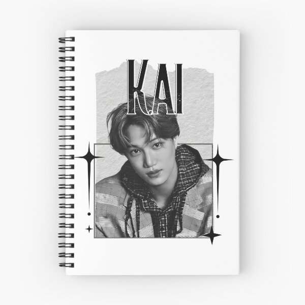 Item preview, Kai from EXO Kpop Soloist Scrapbook Collage Cozy Y2K Vintage Design designed and sold by HELL0WBELLO.