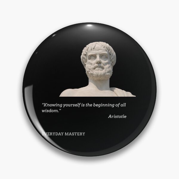 Item preview, Aristotle Quote - Knowing Yourself designed and sold by EverydayMastery.
