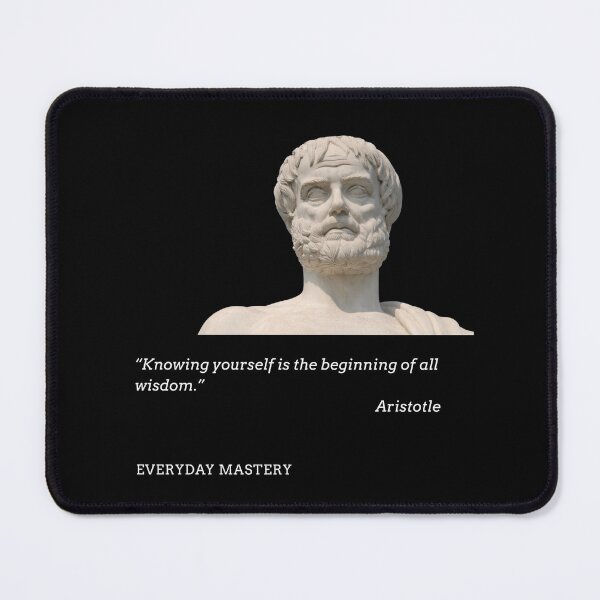 Item preview, Aristotle Quote - Knowing Yourself designed and sold by EverydayMastery.