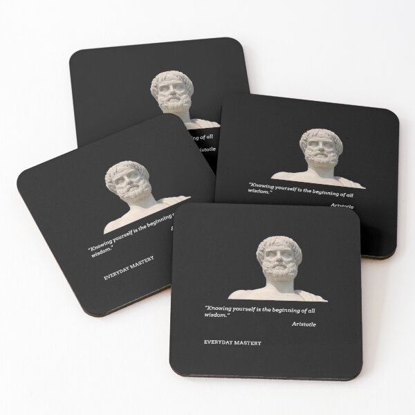 Item preview, Aristotle Quote - Knowing Yourself designed and sold by EverydayMastery.