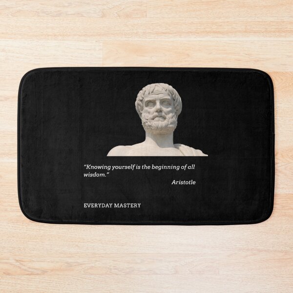 Item preview, Aristotle Quote - Knowing Yourself designed and sold by EverydayMastery.