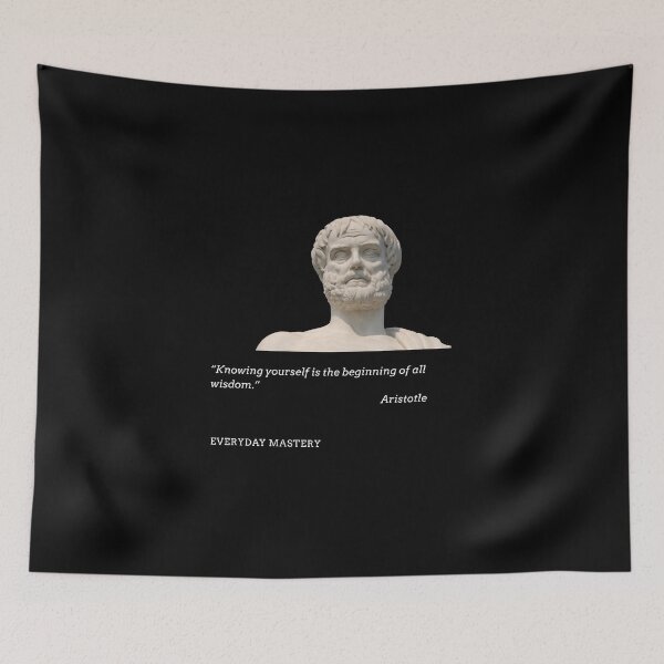 Item preview, Aristotle Quote - Knowing Yourself designed and sold by EverydayMastery.