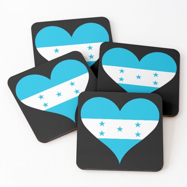 Item preview, Honduras Heart Flag - Pacific, Caribbean, and Central American Union designed and sold by NTGUILTY.