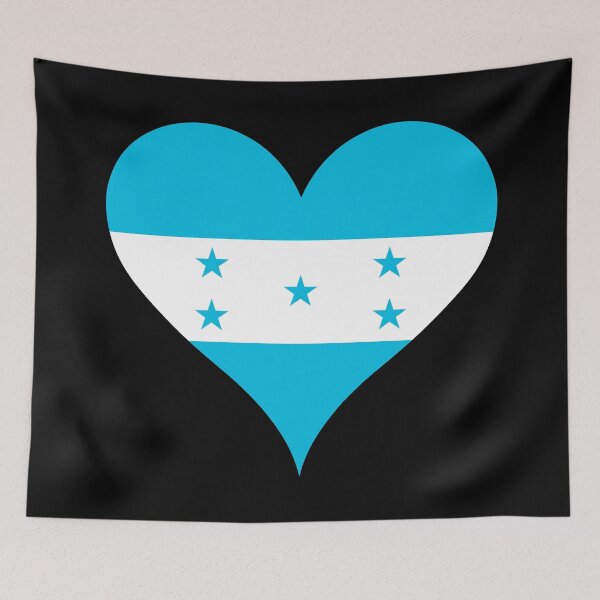 Item preview, Honduras Heart Flag - Pacific, Caribbean, and Central American Union designed and sold by NTGUILTY.