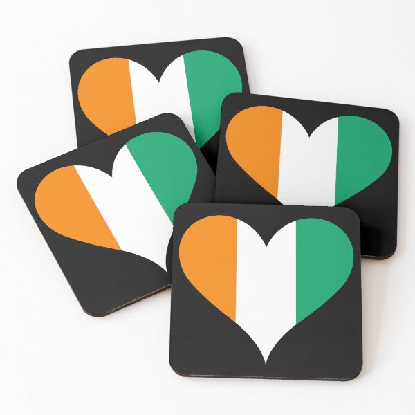 Item preview, Ivory Coast Heart Flag - Unity, Peace, and Hope designed and sold by NTGUILTY.