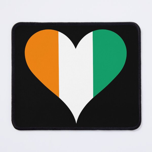 Item preview, Ivory Coast Heart Flag - Unity, Peace, and Hope designed and sold by NTGUILTY.