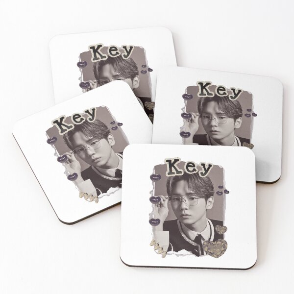 Item preview, Key from Shinee Kpop Soloist Scrapbook Collage Cozy Y2K Vintage Design designed and sold by HELL0WBELLO.