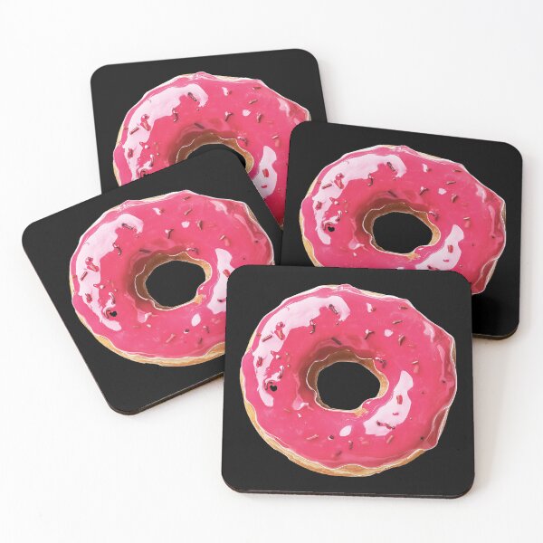 Item preview, Donut with pink glazing designed and sold by valerko26.