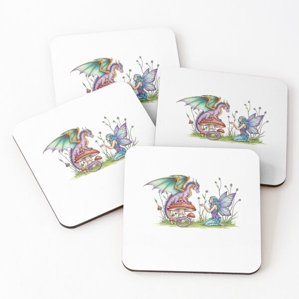 Item preview, Cute Dragon on a Mushroom  designed and sold by TeeARTHY.