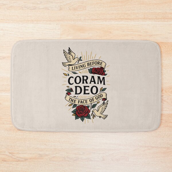 Item preview, CORAM DEO - LIVING BEFORE THE FACE OF GOD - Black Lettering designed and sold by Glory After Tears.