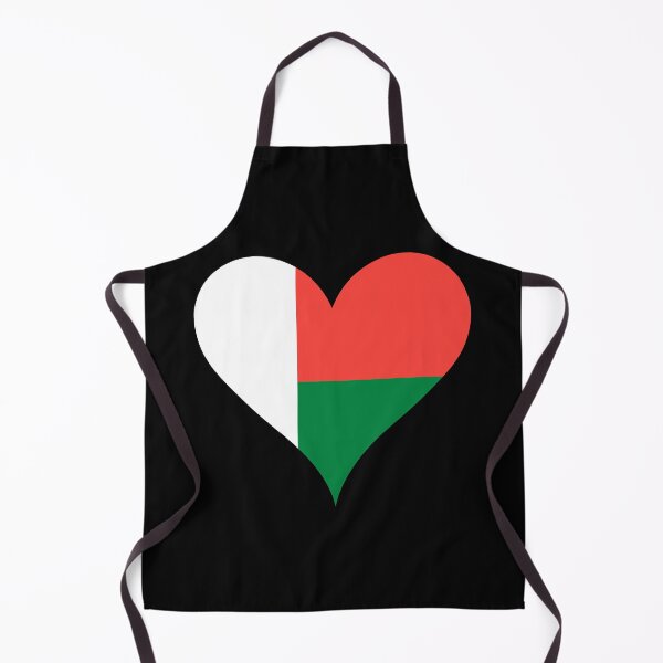 Item preview, Madagascar Heart Flag - Purity, Sovereignty, and Hope designed and sold by NTGUILTY.
