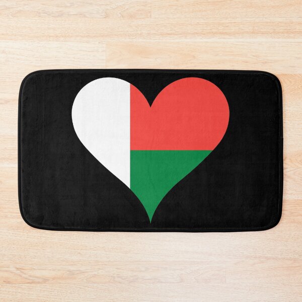 Item preview, Madagascar Heart Flag - Purity, Sovereignty, and Hope designed and sold by NTGUILTY.